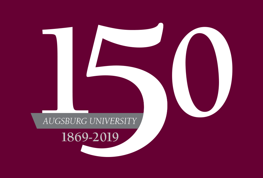 Augsburg's 150 anniversary art mark